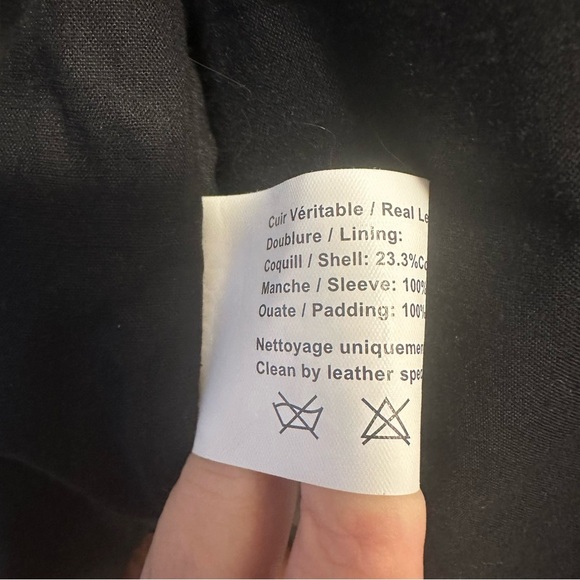 Each x Other Paris Jacket Baya Biker Moto in Brown Leather Size XS - Picture 5 of 9